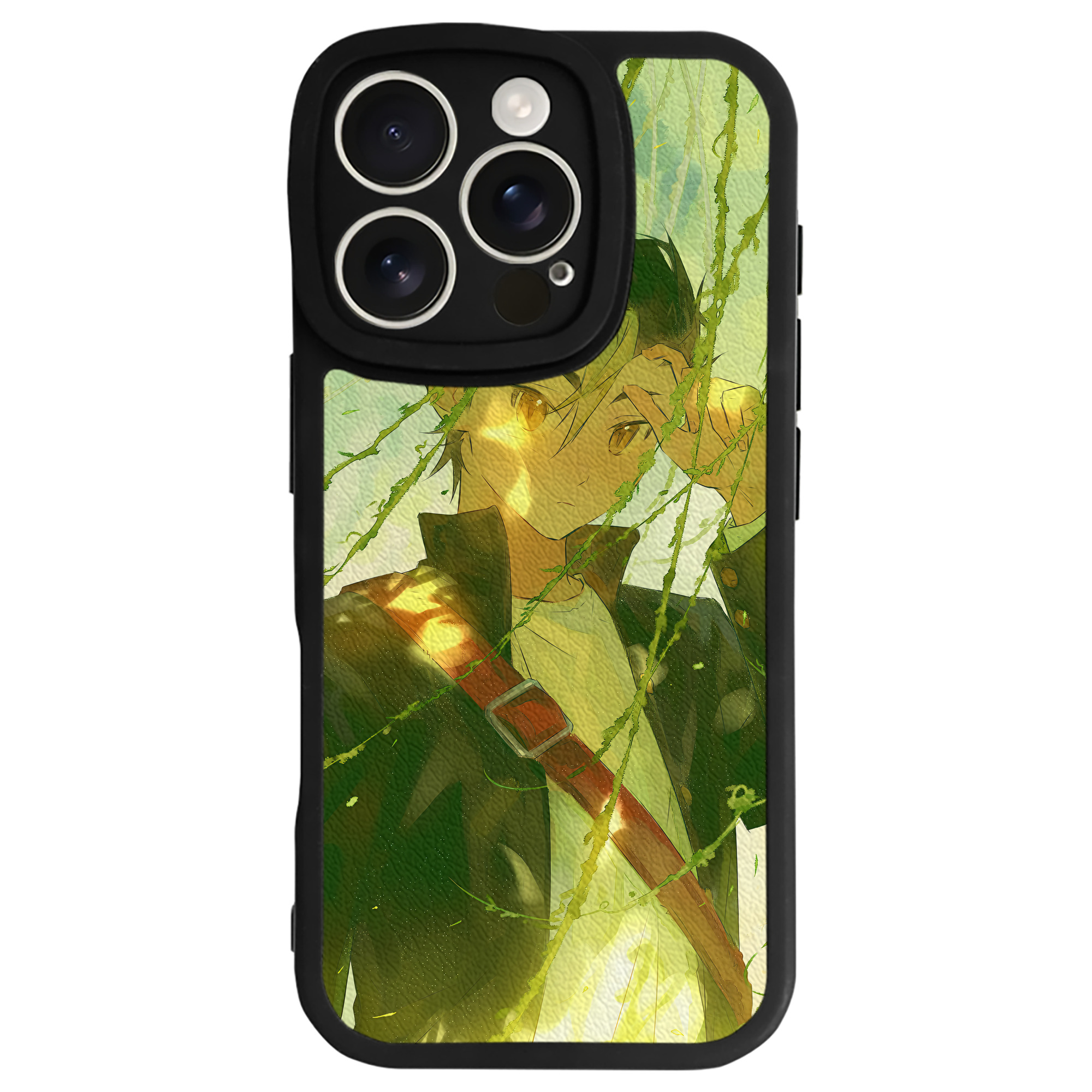 （画像用） ハイキュー!! Haikyu!! 【iPhone 16シリーズ対応】シリコンスマホケース（レザー調） 材質：シリコン